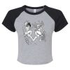 Women's Micro Rib Raglan Baby Tee Thumbnail