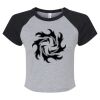 Women's Micro Rib Raglan Baby Tee Thumbnail