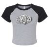 Women's Micro Rib Raglan Baby Tee Thumbnail