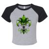 Women's Micro Rib Raglan Baby Tee Thumbnail