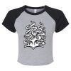 Women's Micro Rib Raglan Baby Tee Thumbnail
