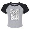 Women's Micro Rib Raglan Baby Tee Thumbnail