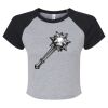 Women's Micro Rib Raglan Baby Tee Thumbnail
