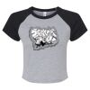 Women's Micro Rib Raglan Baby Tee Thumbnail
