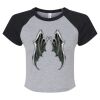 Women's Micro Rib Raglan Baby Tee Thumbnail