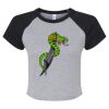 Women's Micro Rib Raglan Baby Tee Thumbnail