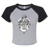 Women's Micro Rib Raglan Baby Tee Thumbnail