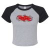 Women's Micro Rib Raglan Baby Tee Thumbnail
