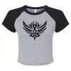 Women's Micro Rib Raglan Baby Tee Thumbnail