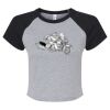 Women's Micro Rib Raglan Baby Tee Thumbnail