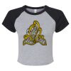 Women's Micro Rib Raglan Baby Tee Thumbnail