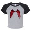 Women's Micro Rib Raglan Baby Tee Thumbnail
