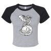 Women's Micro Rib Raglan Baby Tee Thumbnail
