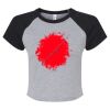 Women's Micro Rib Raglan Baby Tee Thumbnail