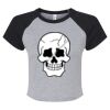 Women's Micro Rib Raglan Baby Tee Thumbnail