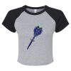 Women's Micro Rib Raglan Baby Tee Thumbnail