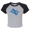 Women's Micro Rib Raglan Baby Tee Thumbnail