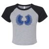 Women's Micro Rib Raglan Baby Tee Thumbnail