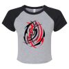 Women's Micro Rib Raglan Baby Tee Thumbnail