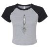 Women's Micro Rib Raglan Baby Tee Thumbnail