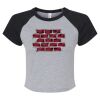 Women's Micro Rib Raglan Baby Tee Thumbnail