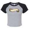 Women's Micro Rib Raglan Baby Tee Thumbnail