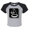 Women's Micro Rib Raglan Baby Tee Thumbnail