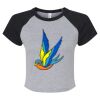 Women's Micro Rib Raglan Baby Tee Thumbnail