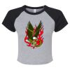 Women's Micro Rib Raglan Baby Tee Thumbnail