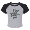 Women's Micro Rib Raglan Baby Tee Thumbnail