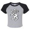Women's Micro Rib Raglan Baby Tee Thumbnail