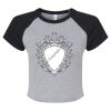 Women's Micro Rib Raglan Baby Tee Thumbnail