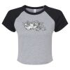 Women's Micro Rib Raglan Baby Tee Thumbnail