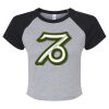 Women's Micro Rib Raglan Baby Tee Thumbnail