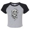 Women's Micro Rib Raglan Baby Tee Thumbnail