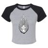 Women's Micro Rib Raglan Baby Tee Thumbnail