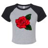 Women's Micro Rib Raglan Baby Tee Thumbnail