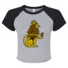 Women's Micro Rib Raglan Baby Tee Thumbnail