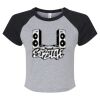 Women's Micro Rib Raglan Baby Tee Thumbnail