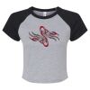 Women's Micro Rib Raglan Baby Tee Thumbnail
