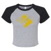Women's Micro Rib Raglan Baby Tee Thumbnail