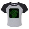 Women's Micro Rib Raglan Baby Tee Thumbnail