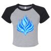 Women's Micro Rib Raglan Baby Tee Thumbnail