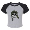 Women's Micro Rib Raglan Baby Tee Thumbnail