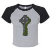 Women's Micro Rib Raglan Baby Tee Thumbnail