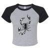 Women's Micro Rib Raglan Baby Tee Thumbnail