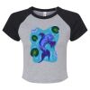 Women's Micro Rib Raglan Baby Tee Thumbnail