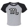 Women's Micro Rib Raglan Baby Tee Thumbnail
