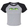 Women's Micro Rib Raglan Baby Tee Thumbnail