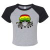 Women's Micro Rib Raglan Baby Tee Thumbnail